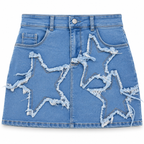Falda Denim Star – Estilo Urbano
