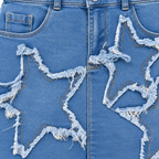 Falda Denim Star – Estilo Urbano