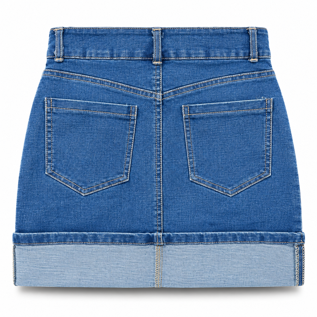 Falda Denim Dobles