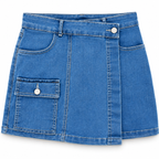 Short Falda de Mezclilla Cargo