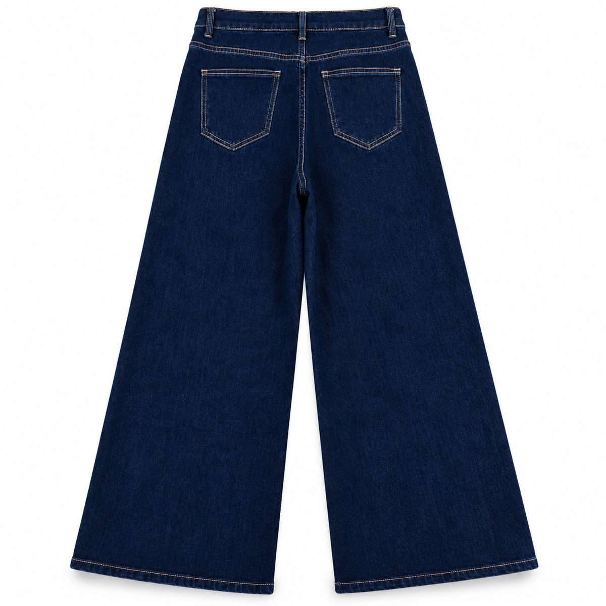 Jeans Wide Leg Detalles/Dorados