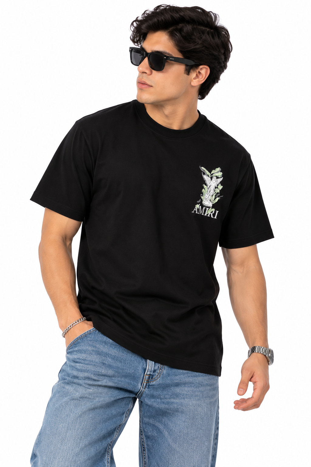 PLAYERA AM BLACK