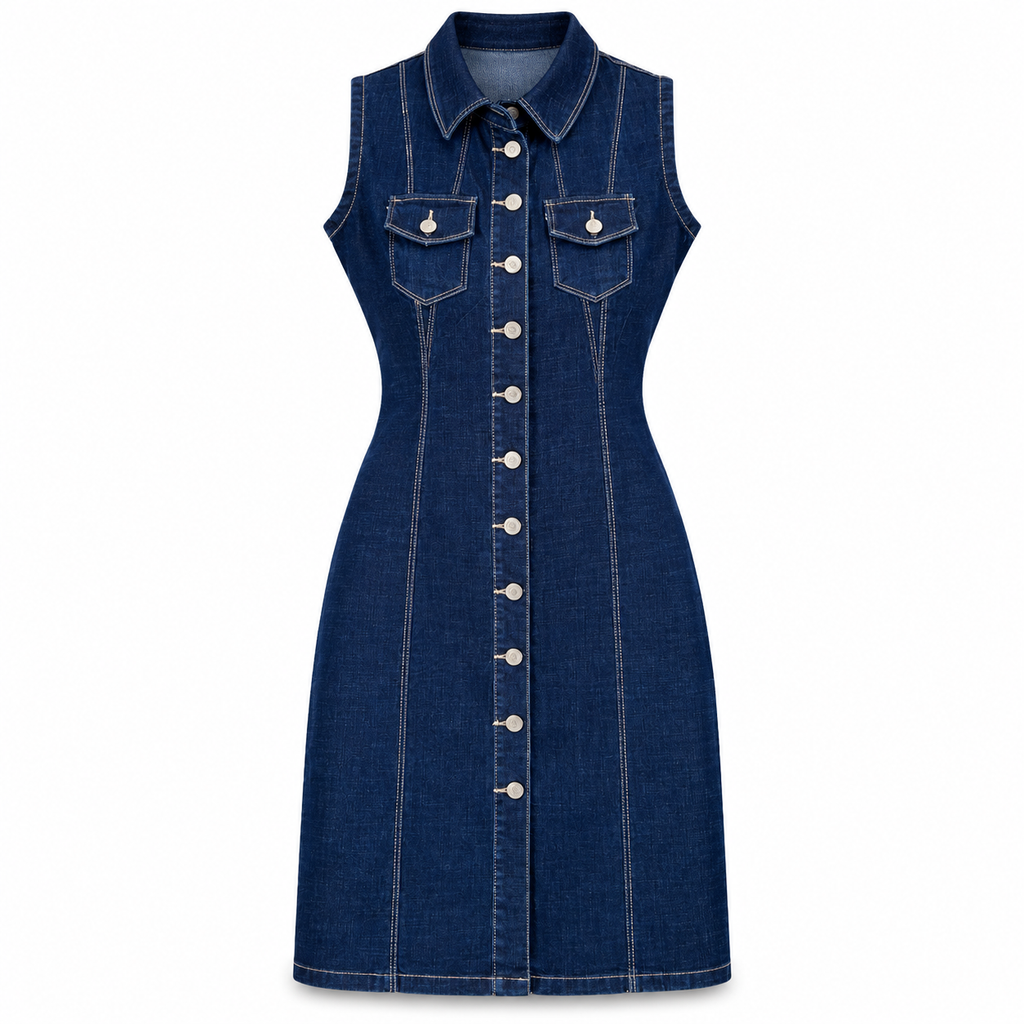 Vestido Denim Clásico