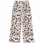 Jeans Wide Leg Animal Print