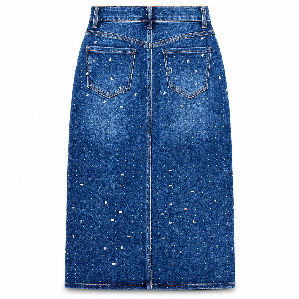 Falda Denim Utility