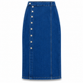 Falda Denim Botonera