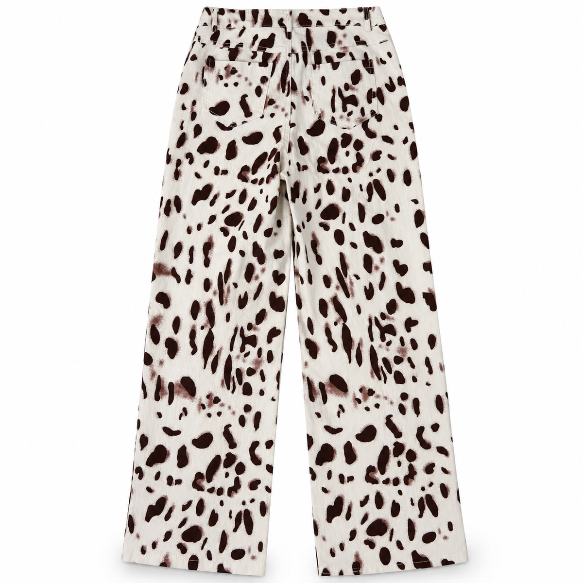 Jeans Wide Leg Animal Print