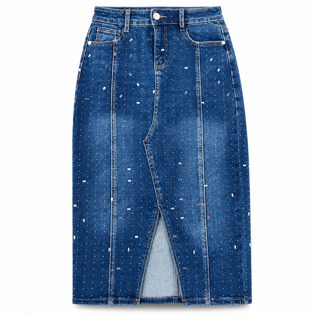 Falda Denim Utility