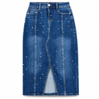 Falda Denim Utility