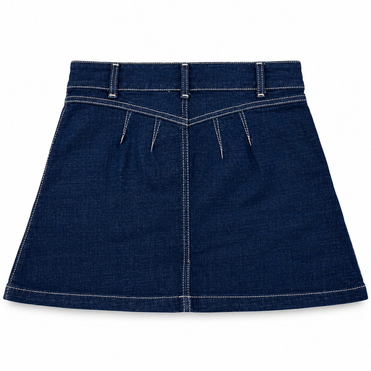 Falda de Mezclilla Corte A – Azul Índigo