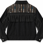Chamarra Western Boho con Flecos