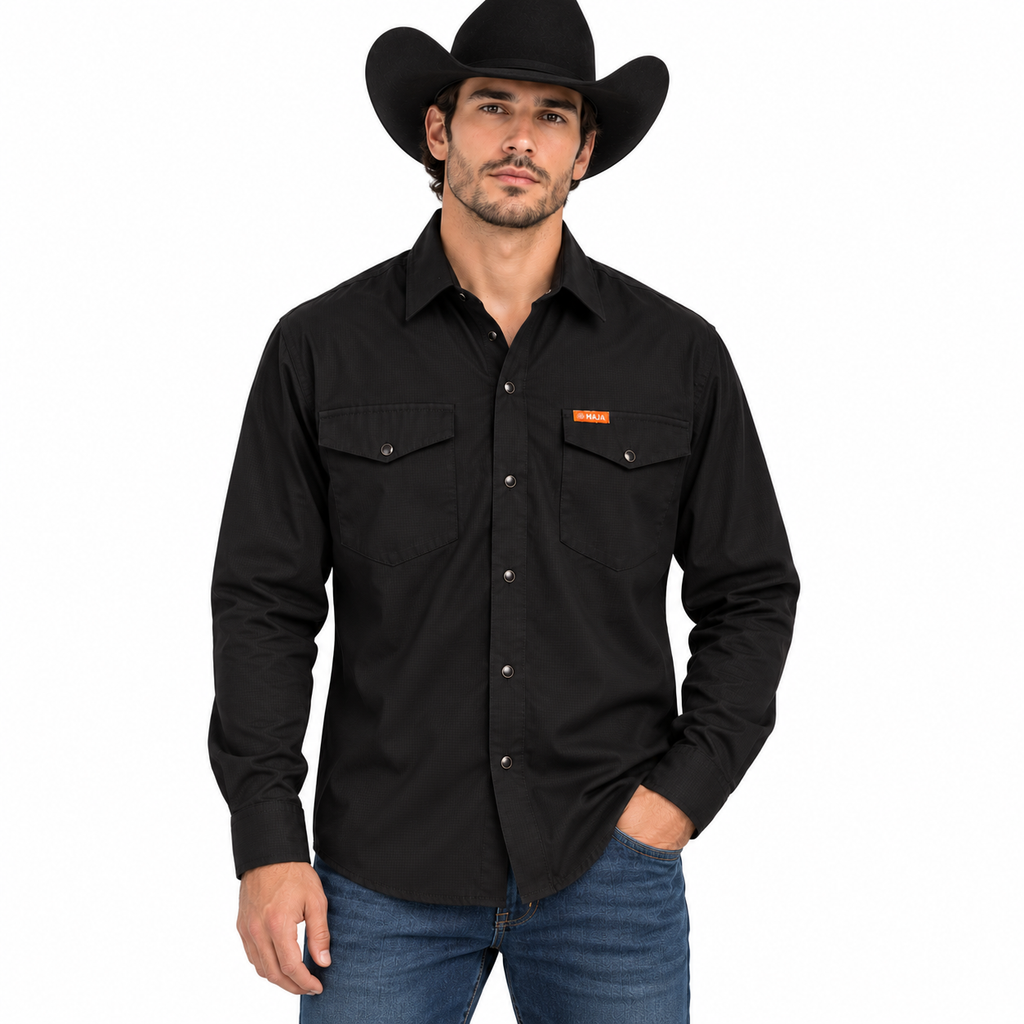 CAMISA COWBOY BLACK