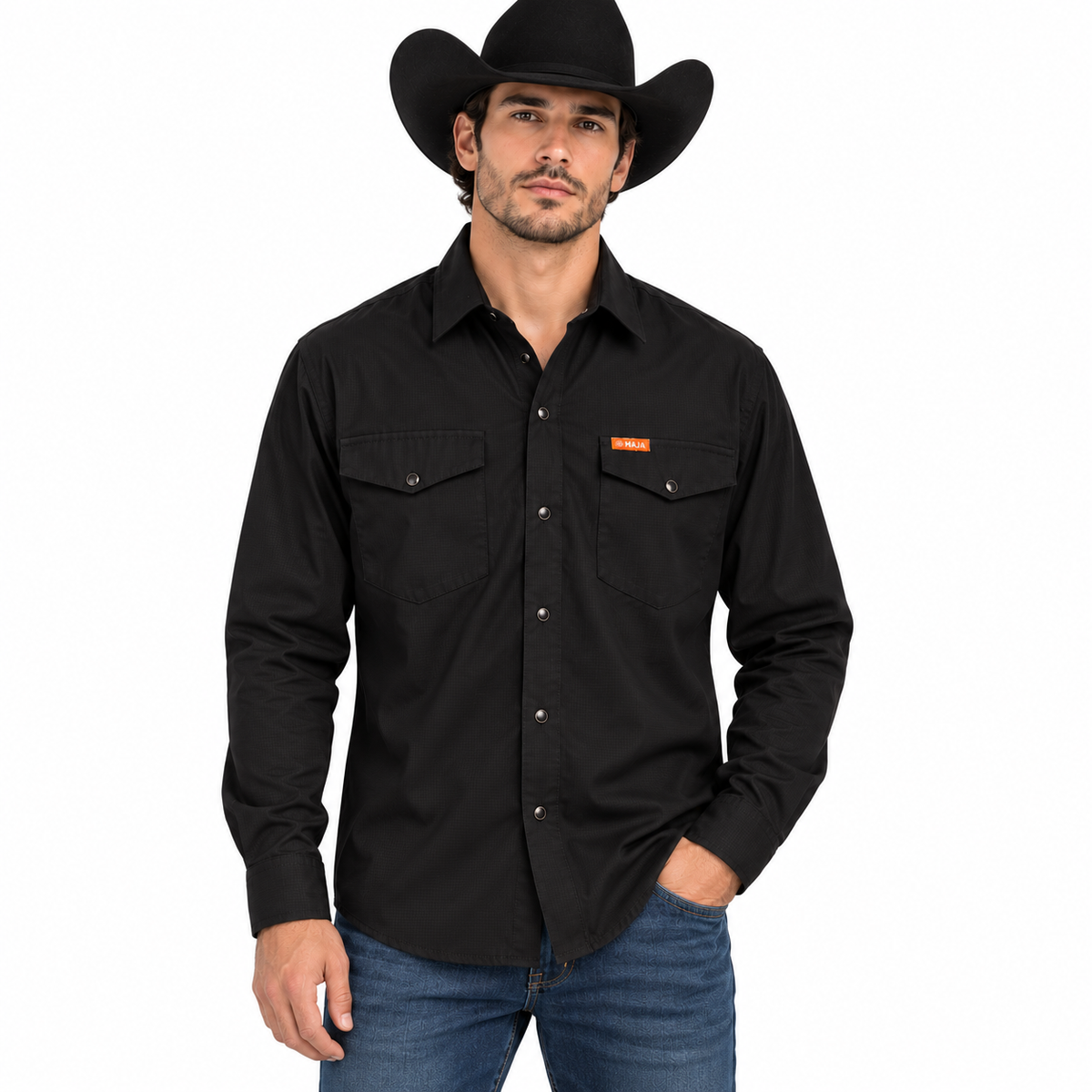 CAMISA COWBOY BLACK