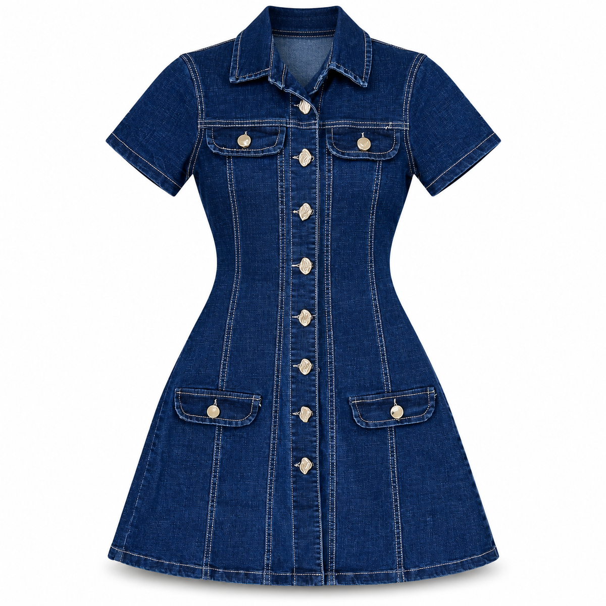 Vestido Denim Wester