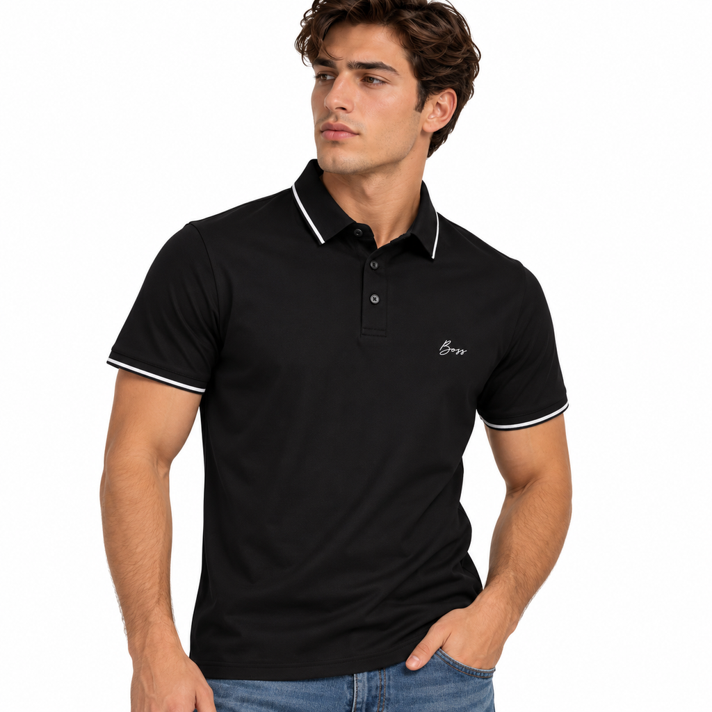 POLO BOSS TOTAL BLACK