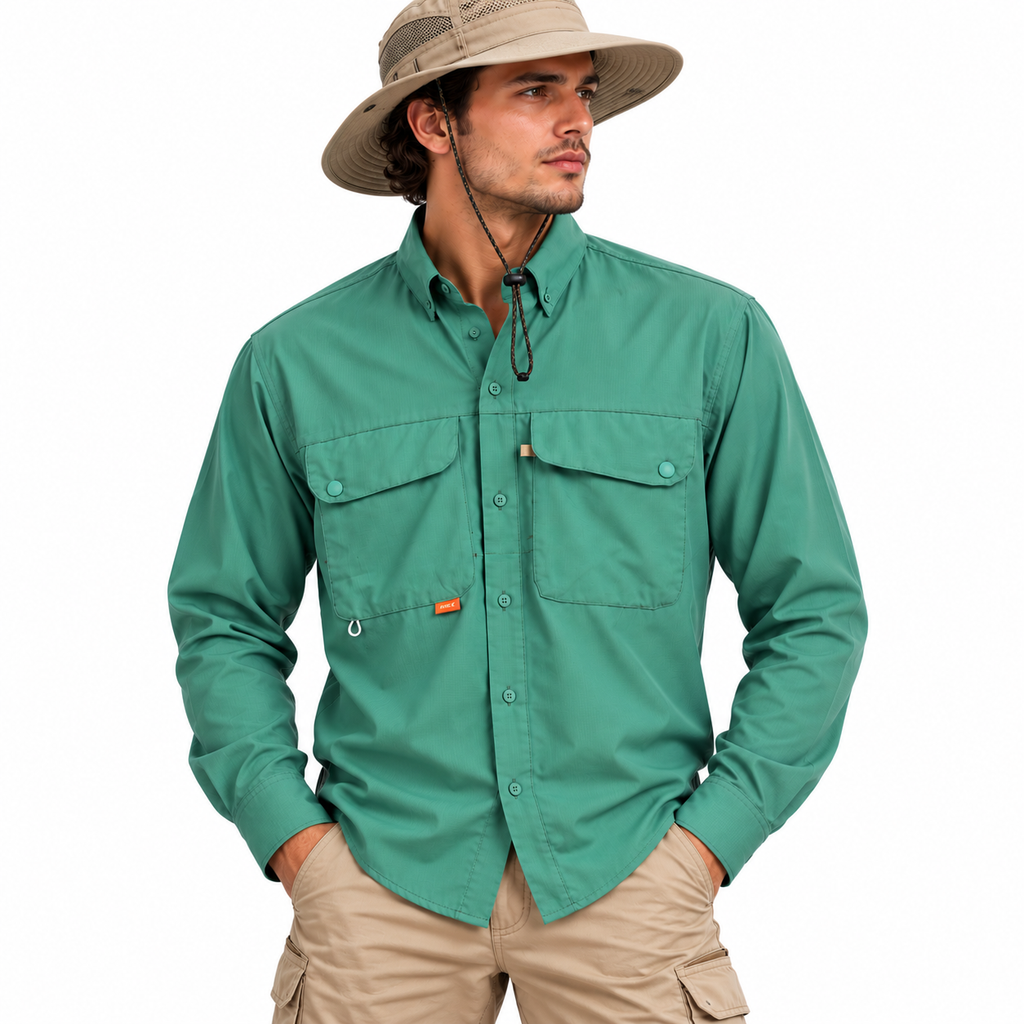 CAMISA HUNTER GREEN