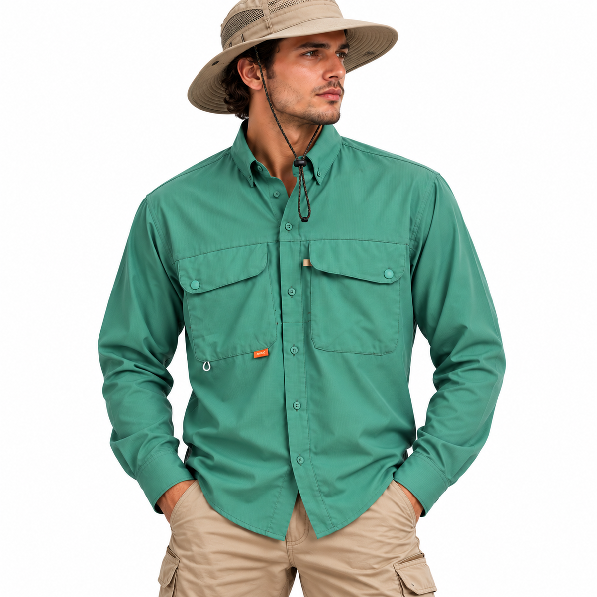 CAMISA HUNTER GREEN