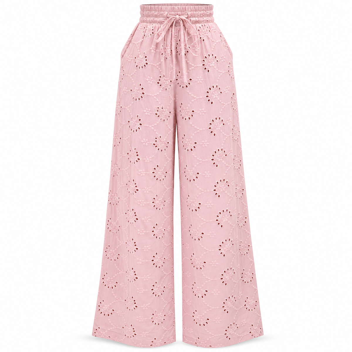 Pantalón Palazzo Eyelet