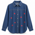 Camisa oversize corazones