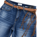 Wide Leg cinturon Barbas