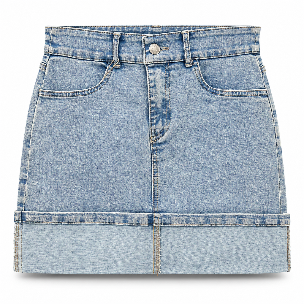 Falda Denim Dobles