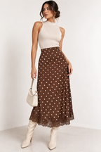 Falda Polka Dots Encaje