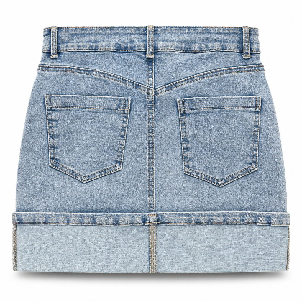 Falda Denim Dobles