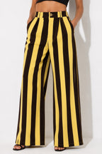 Pantalón Wide Leg Rayas