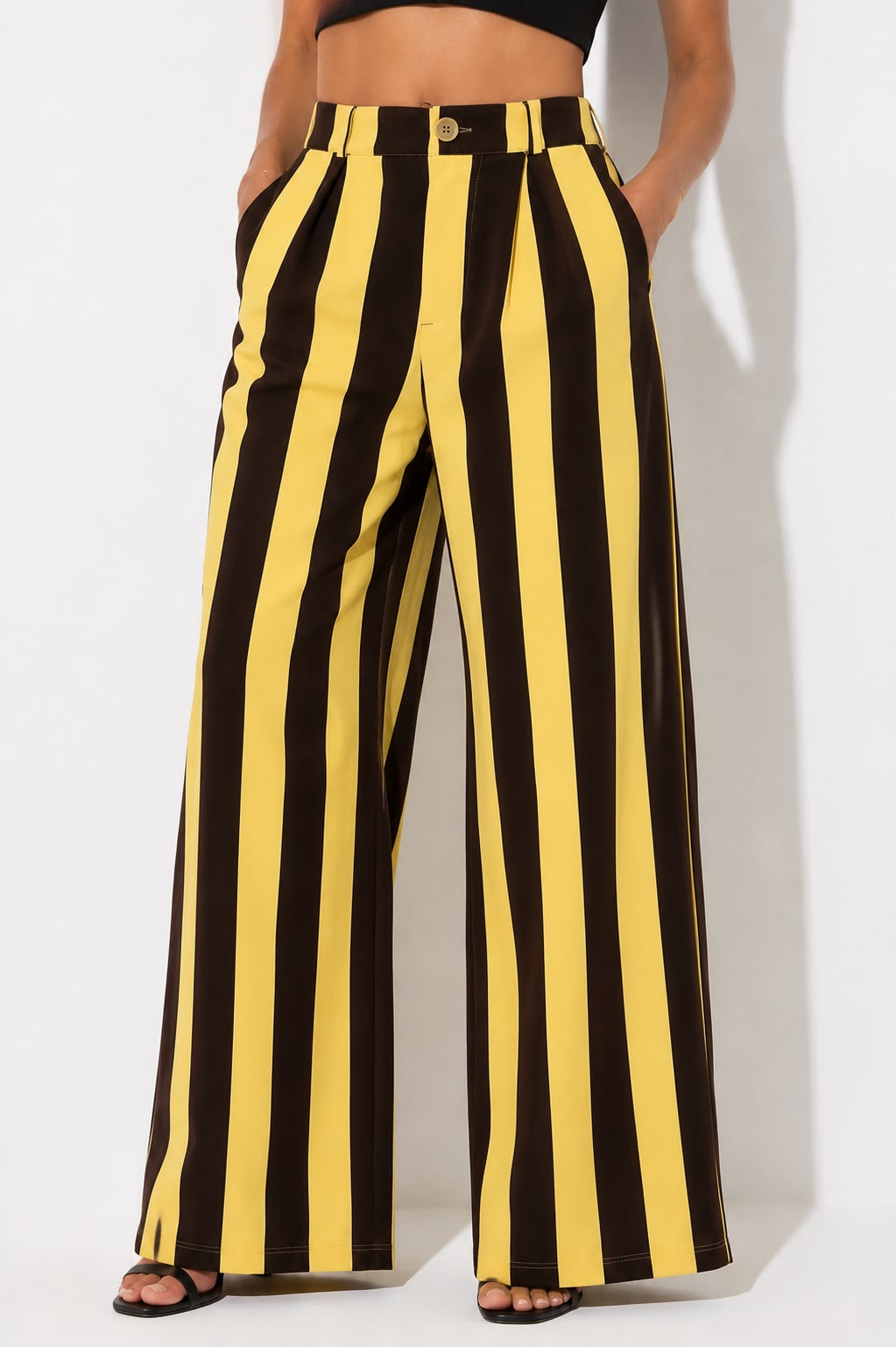 Pantalón Wide Leg Rayas
