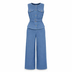 Conjunto Cinturon Tipo Denim