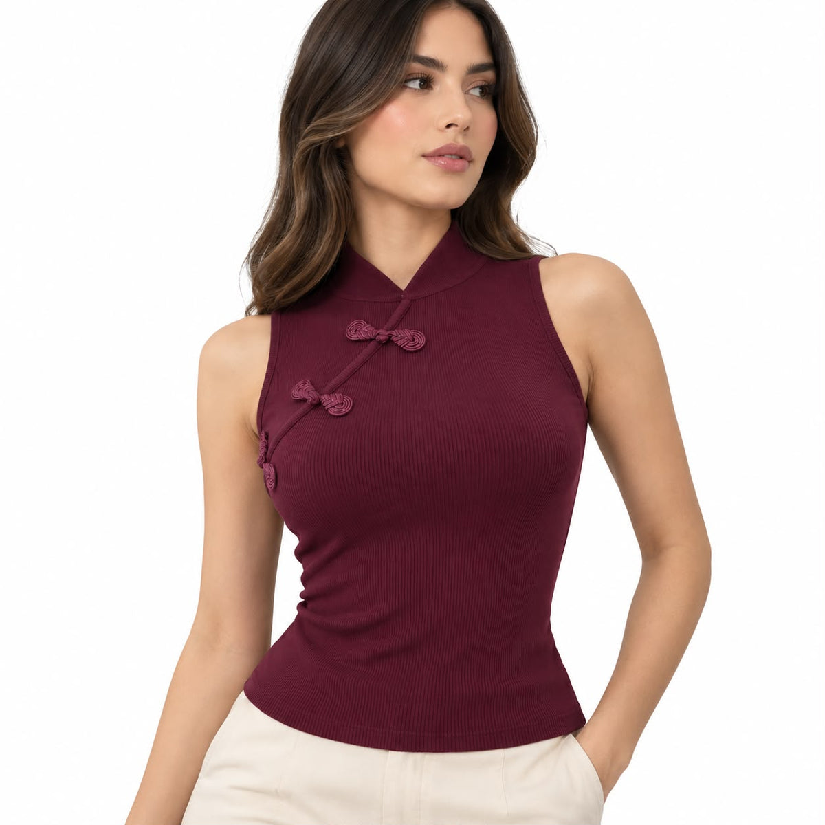 Blusa Tejida Estilo Oriental