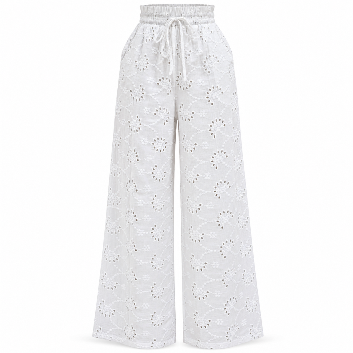 Pantalón Palazzo Eyelet