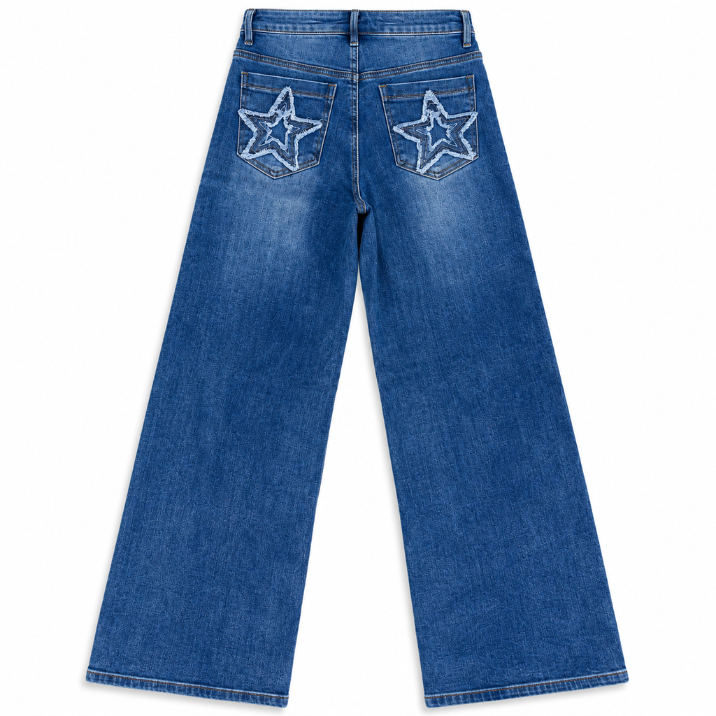 Jeans Wide Leg Star Denim