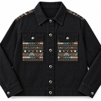 Chamarra Western Boho con Flecos
