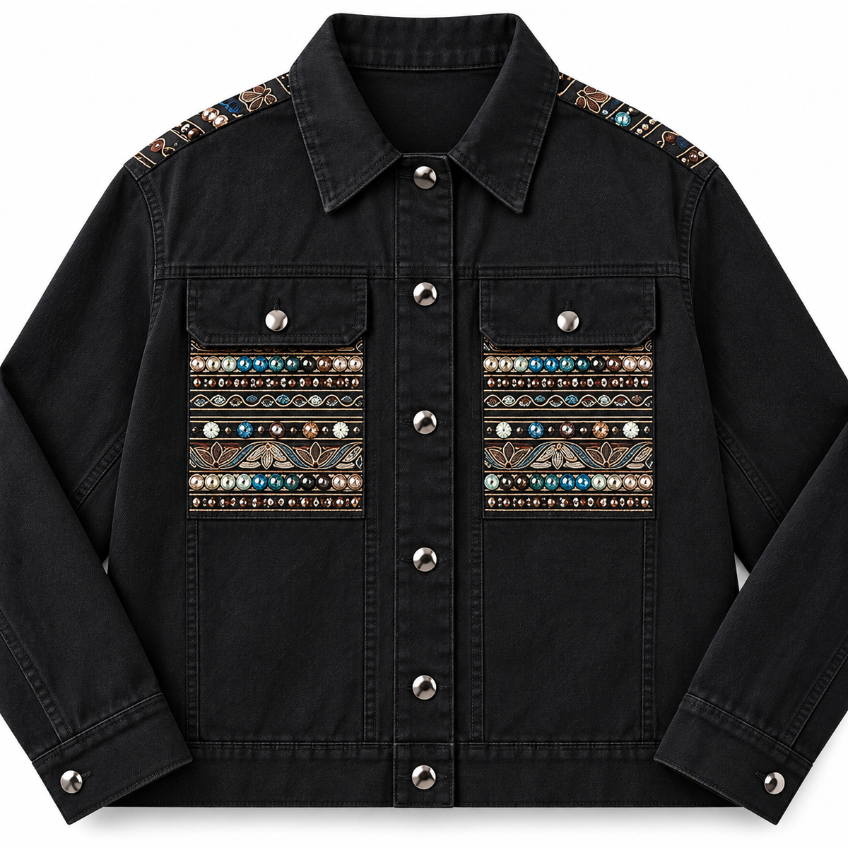 Chamarra Western Boho con Flecos