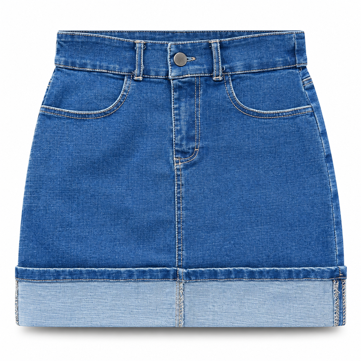 Falda Denim Dobles
