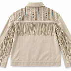 Chamarra Western Boho con Flecos