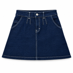 Falda de Mezclilla Corte A – Azul Índigo