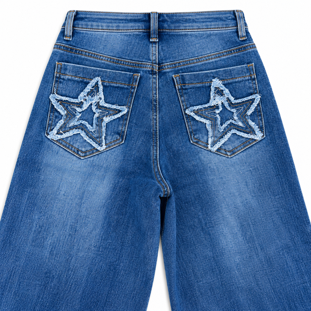 Jeans Wide Leg Star Denim