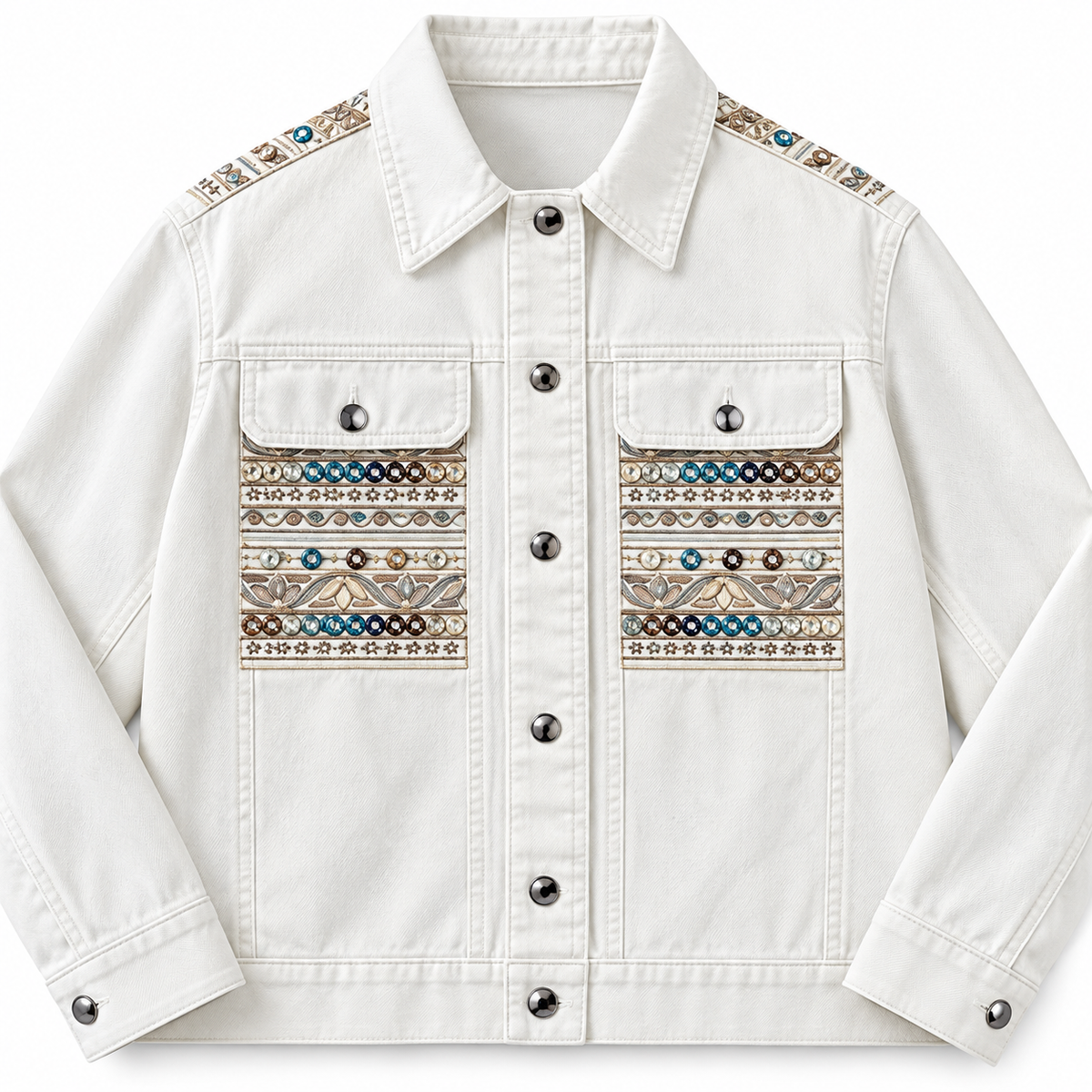 Chamarra Western Boho con Flecos