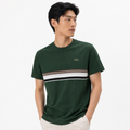 PLAYERA LACOSTE VERDE FRANJA