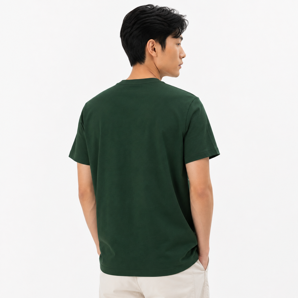 PLAYERA LACOSTE VERDE FRANJA