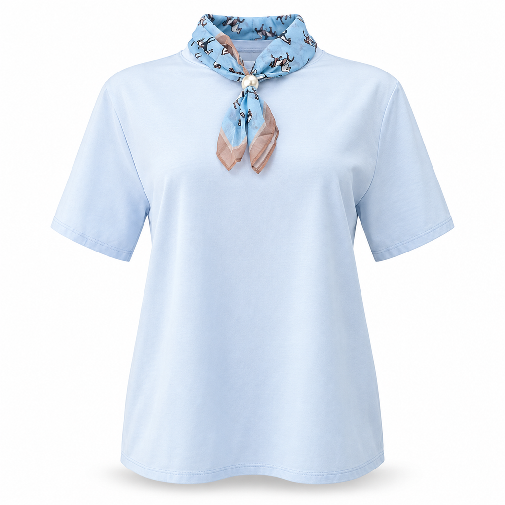 Playera Casual con Pañuelo