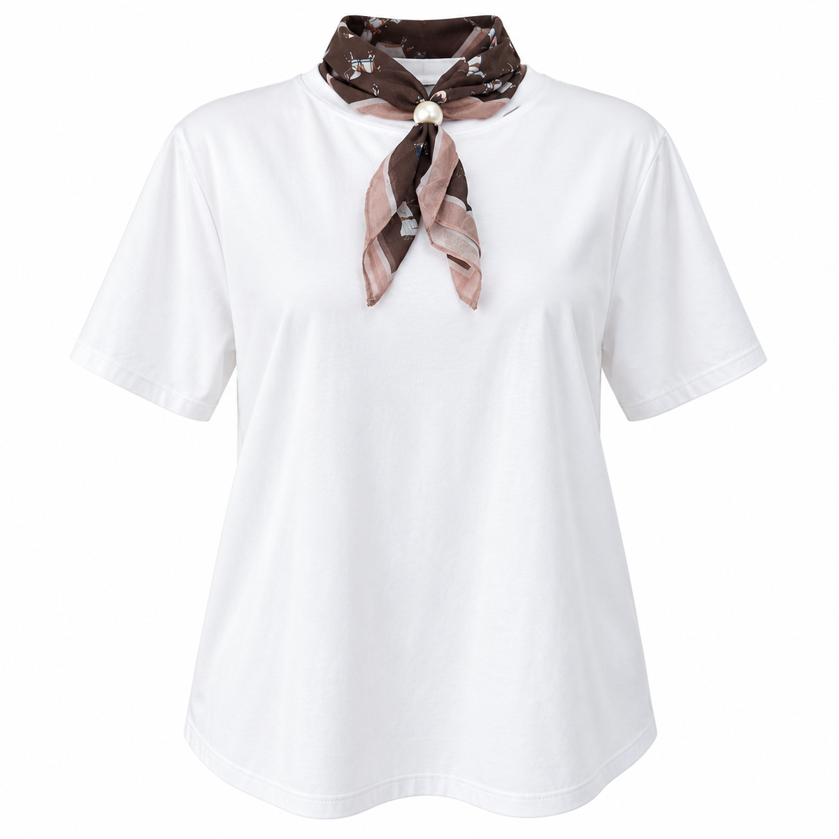 Playera Casual con Pañuelo
