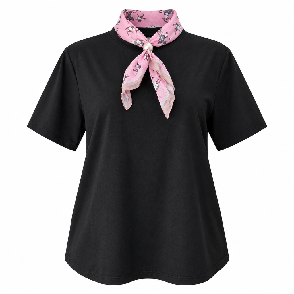 Playera Casual con Pañuelo
