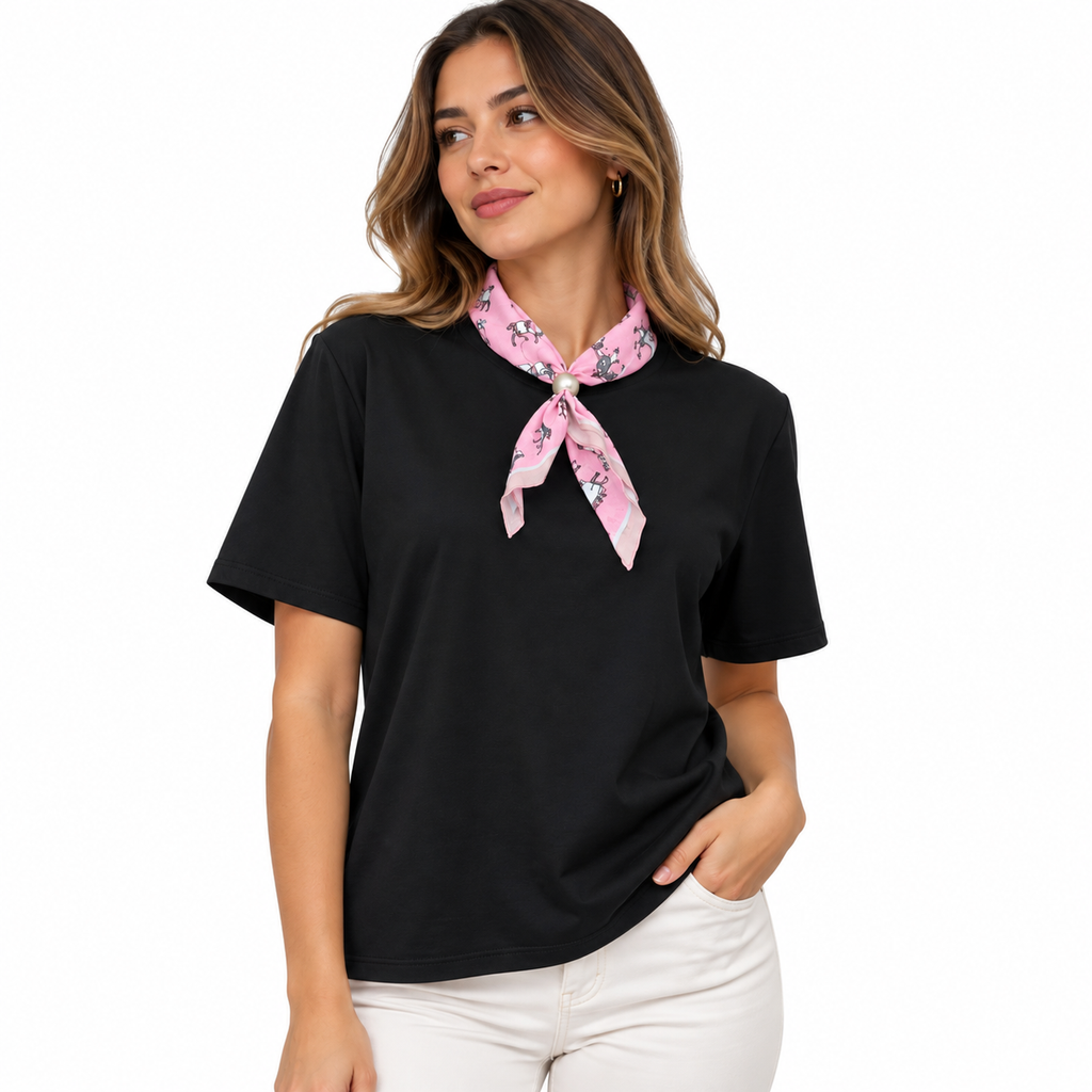 Playera Casual con Pañuelo