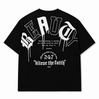 OVERSIZE BELIEVE BLACK