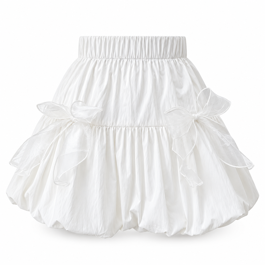 Falda Bubble con Lazos