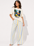 “Pantalón Wide Leg Rayas”