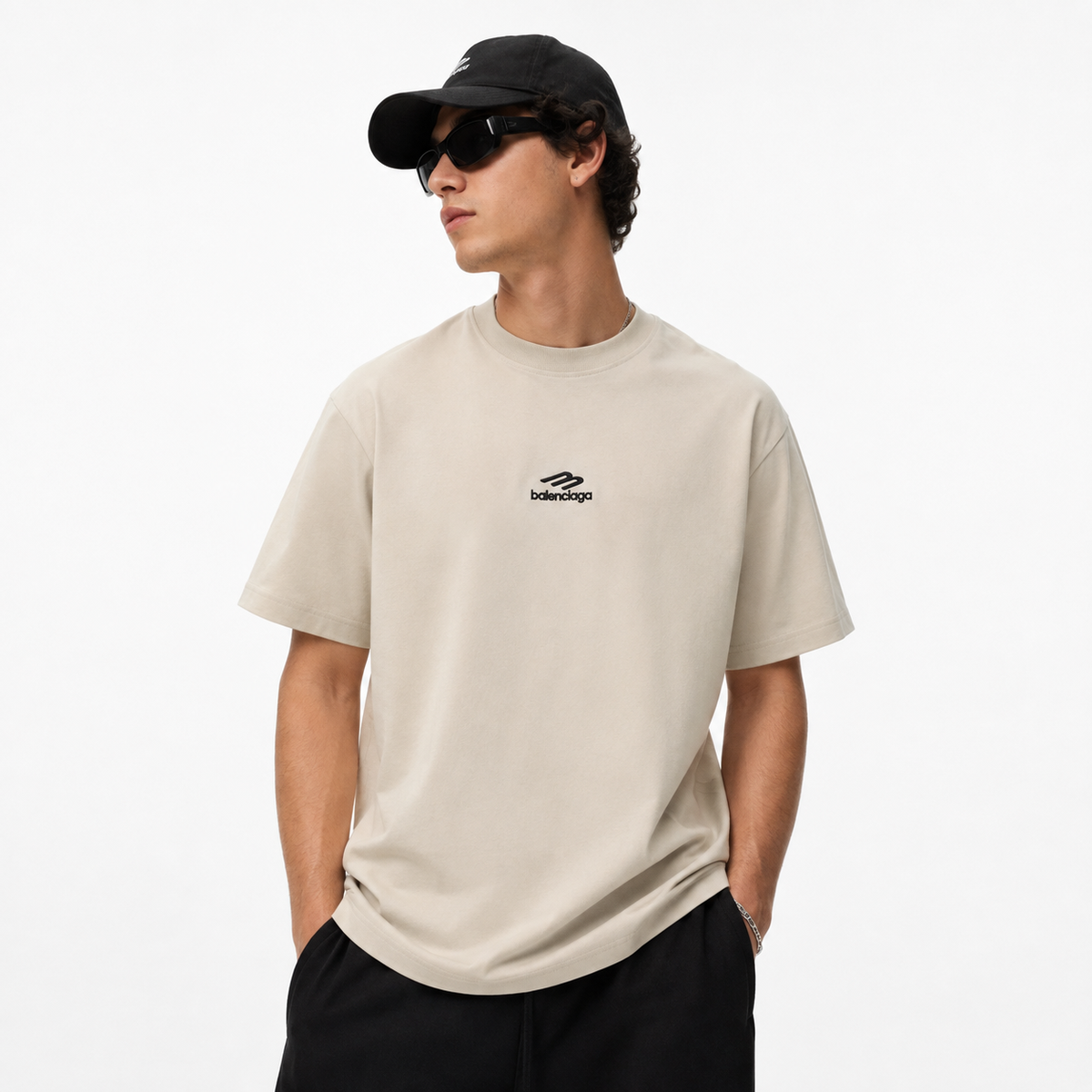PLAYERA BALENCIAGA BEIGE